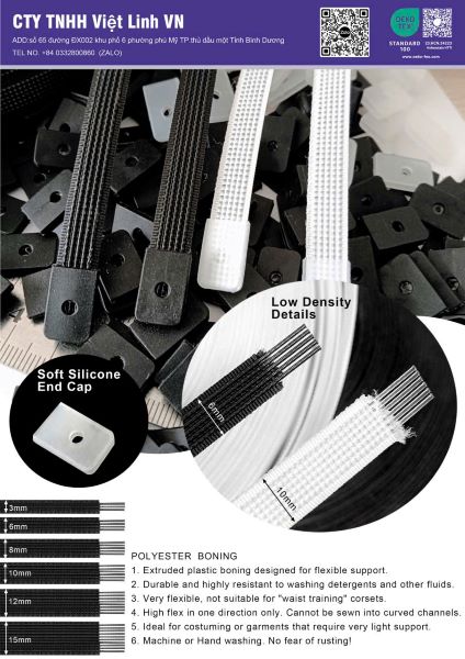 Dây polyester boning - Công Ty TNHH Việt Linh Việt Nam